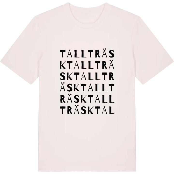 Tallträsk ordlek t-shirt – t-shirt från PinShirt