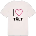 Jag älskar Tält t-shirt stort tryck