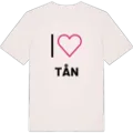 Jag älskar Tån t-shirt stort tryck