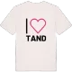 Jag älskar Tand t-shirt stort tryck