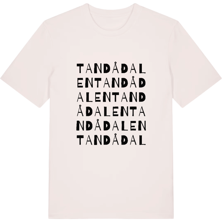 Tandådalen ordlek t-shirt – t-shirt från PinShirt