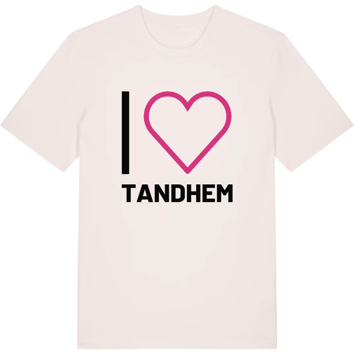 Jag älskar Tandhem t-shirt stort tryck – t-shirt från PinShirt