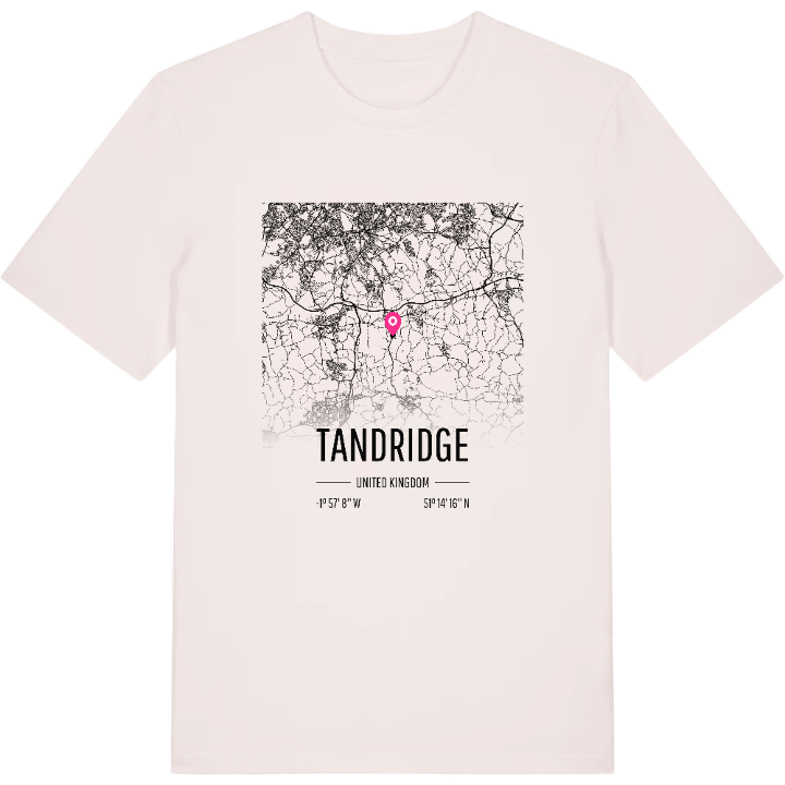 Tandridge karta t-shirt – t-shirt från PinShirt