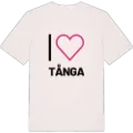 Jag älskar Tånga t-shirt stort tryck