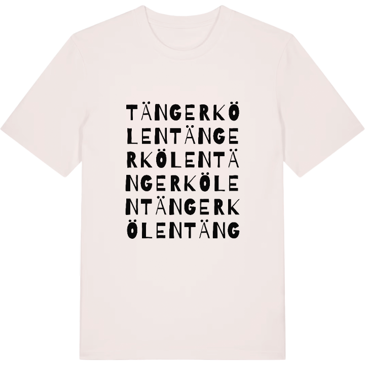 Tängerkölen ordlek t-shirt – t-shirt från PinShirt