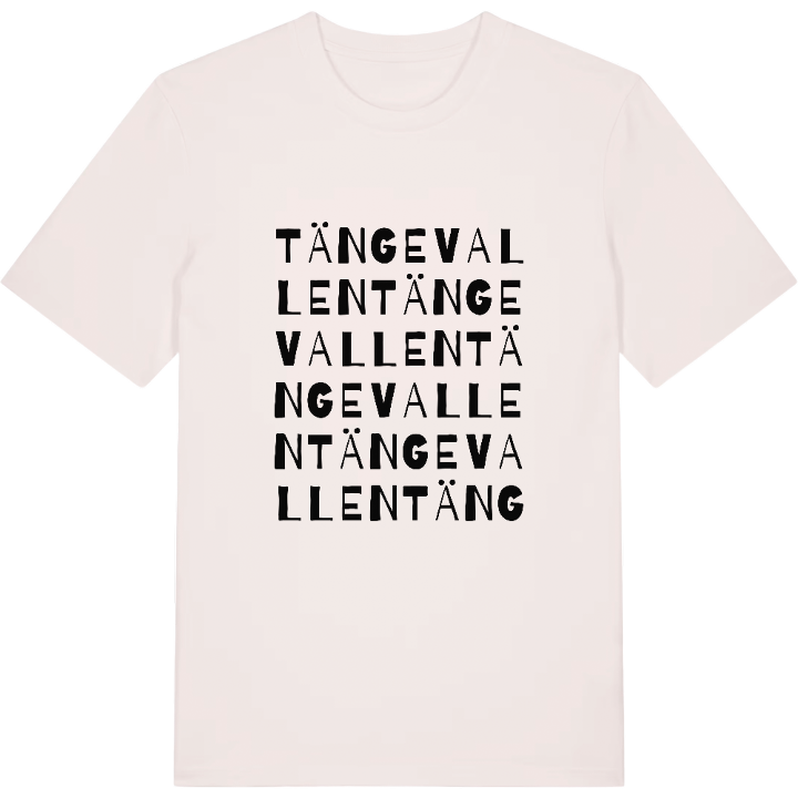 Tängevallen ordlek t-shirt – t-shirt från PinShirt