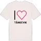 Jag älskar Tångevik t-shirt stort tryck