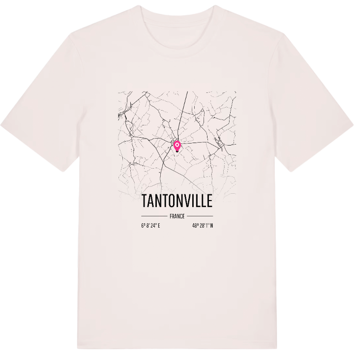 Tantonville karta t-shirt – t-shirt från PinShirt