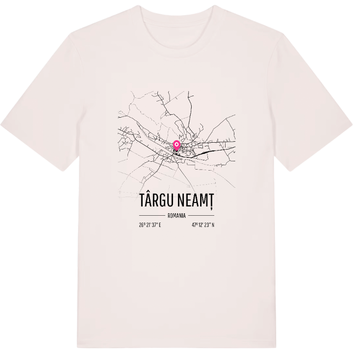 Târgu Neamț karta t-shirt – t-shirt från PinShirt