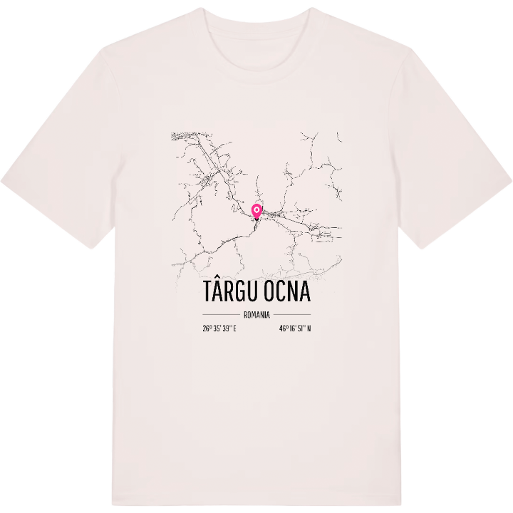 Târgu Ocna karta t-shirt – t-shirt från PinShirt