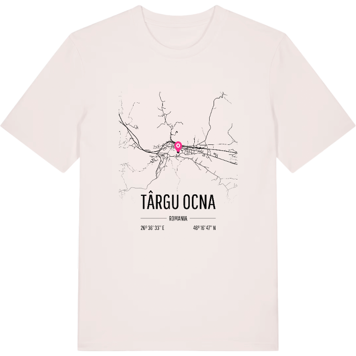 Târgu Ocna karta t-shirt – t-shirt från PinShirt