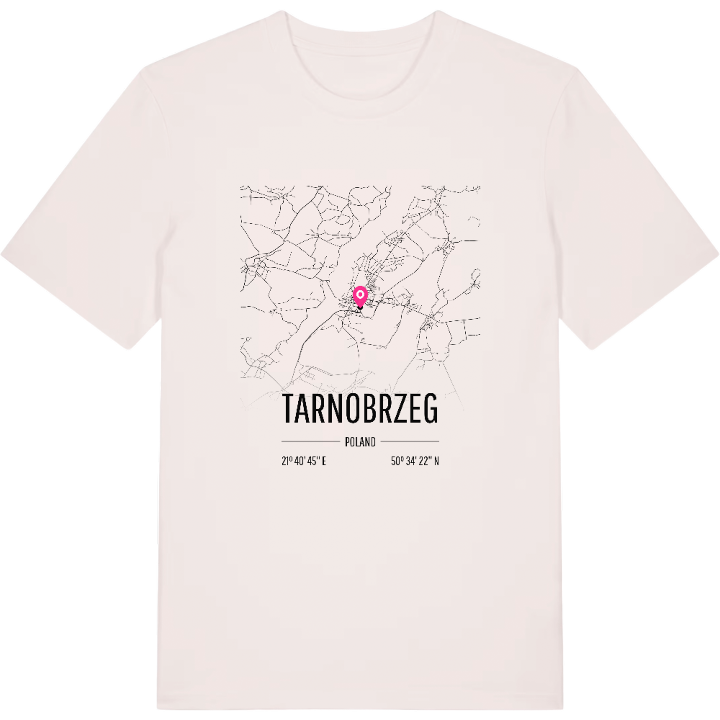 Tarnobrzeg karta t-shirt – t-shirt från PinShirt