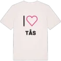 Jag älskar Tås t-shirt stort tryck