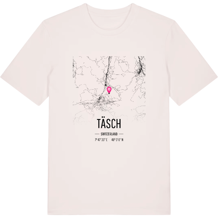 Täsch karta t-shirt – t-shirt från PinShirt
