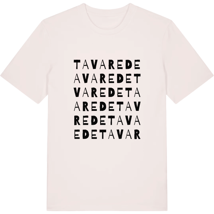 Tavarede ordlek t-shirt – t-shirt från PinShirt
