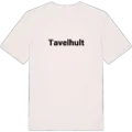 Tavelhult fetstil t-shirt