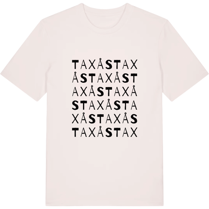 Taxås ordlek t-shirt – t-shirt från PinShirt