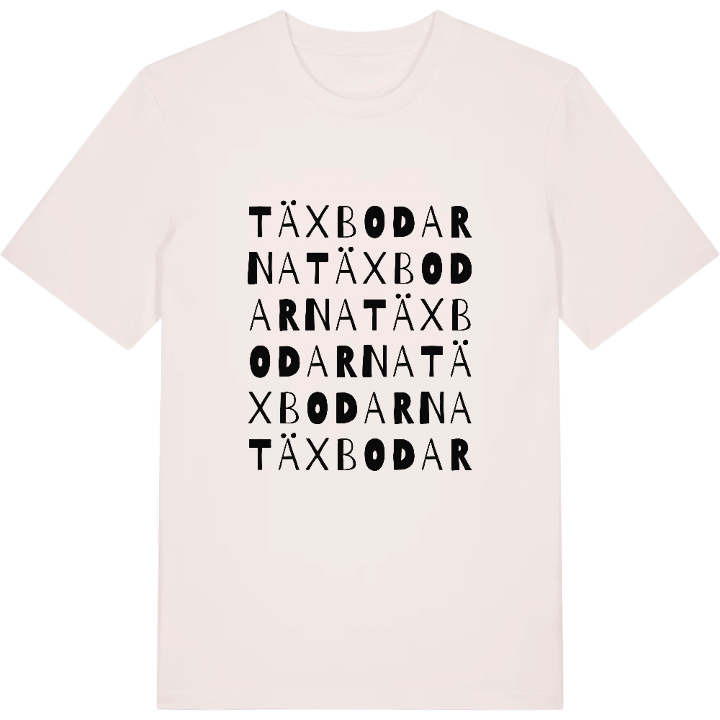 Täxbodarna ordlek t-shirt – t-shirt från PinShirt