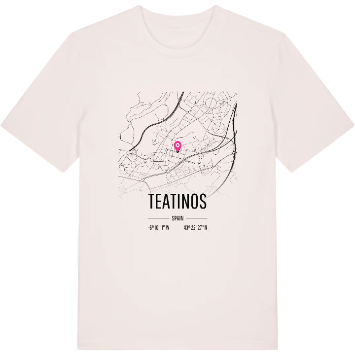 Teatinos karta t-shirt – t-shirt från PinShirt