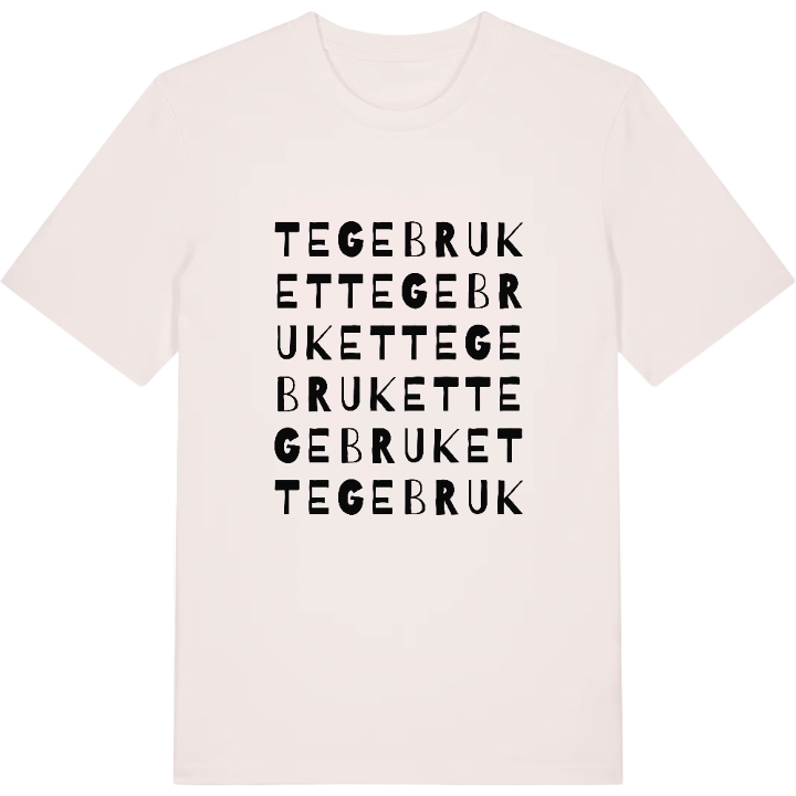 Tegebruket ordlek t-shirt – t-shirt från PinShirt
