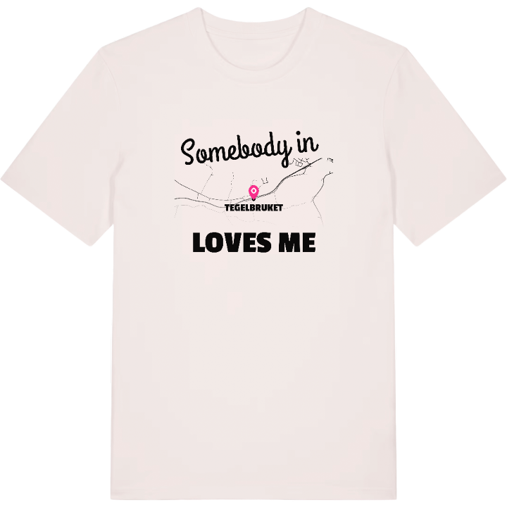 Någon i Tegelbruket älskar mig t-shirt – t-shirt från PinShirt