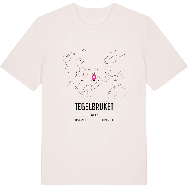 Tegelbruket karta t-shirt – t-shirt från PinShirt