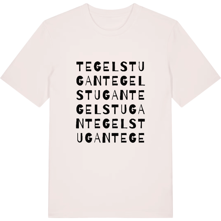 Tegelstugan ordlek t-shirt – t-shirt från PinShirt