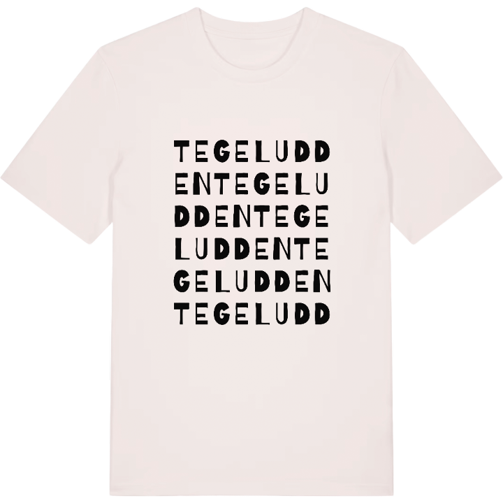 Tegeludden ordlek t-shirt – t-shirt från PinShirt