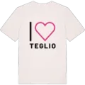 Jag älskar Teglio t-shirt stort tryck