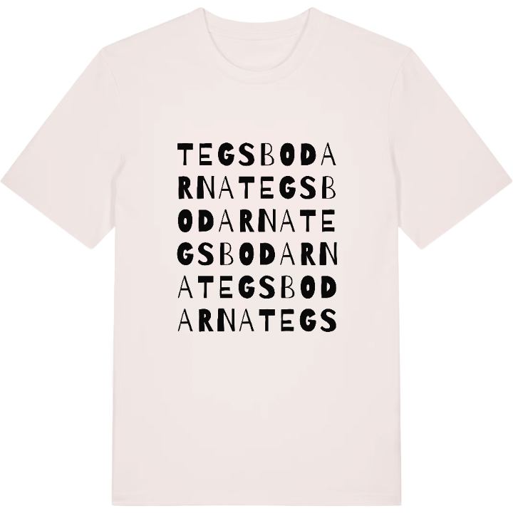 Tegsbodarna ordlek t-shirt – t-shirt från PinShirt