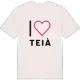 Jag älskar Teià t-shirt stort tryck