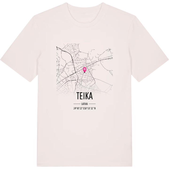 Teika karta t-shirt – t-shirt från PinShirt