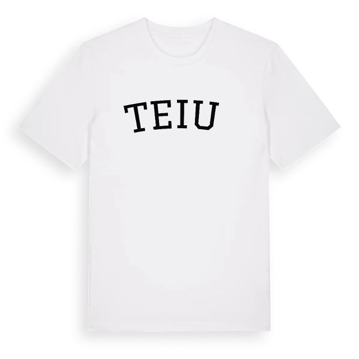 Teiuș böjd t-shirt – t-shirt från PinShirt