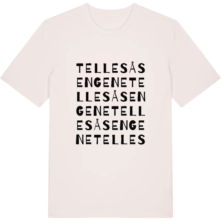 Tellesåsengene ordlek t-shirt – t-shirt från PinShirt