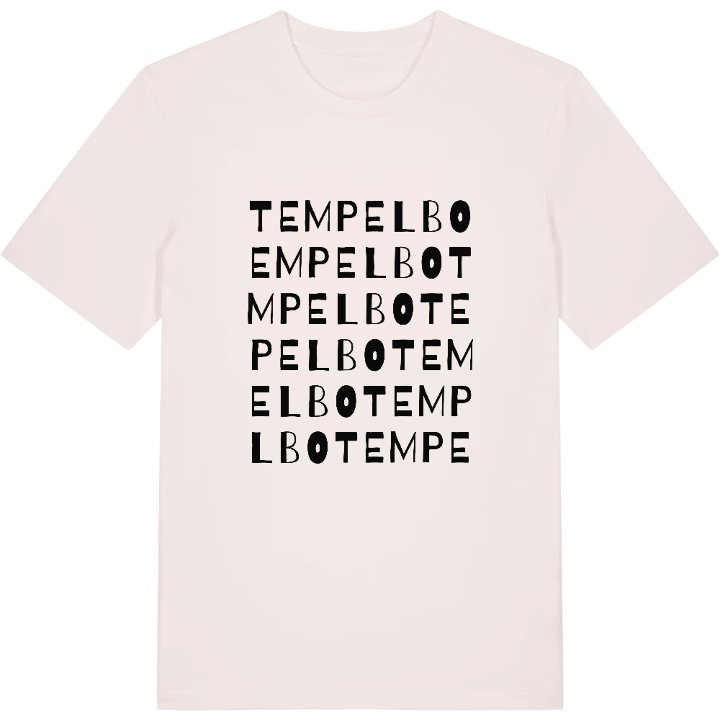 Tempelbo ordlek t-shirt – t-shirt från PinShirt