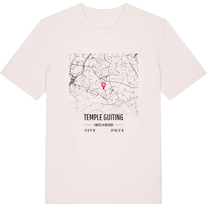 Temple Guiting karta t-shirt – t-shirt från PinShirt