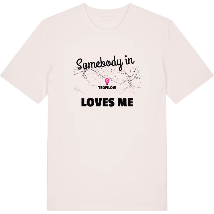 Någon i Teofilów älskar mig t-shirt – t-shirt från PinShirt