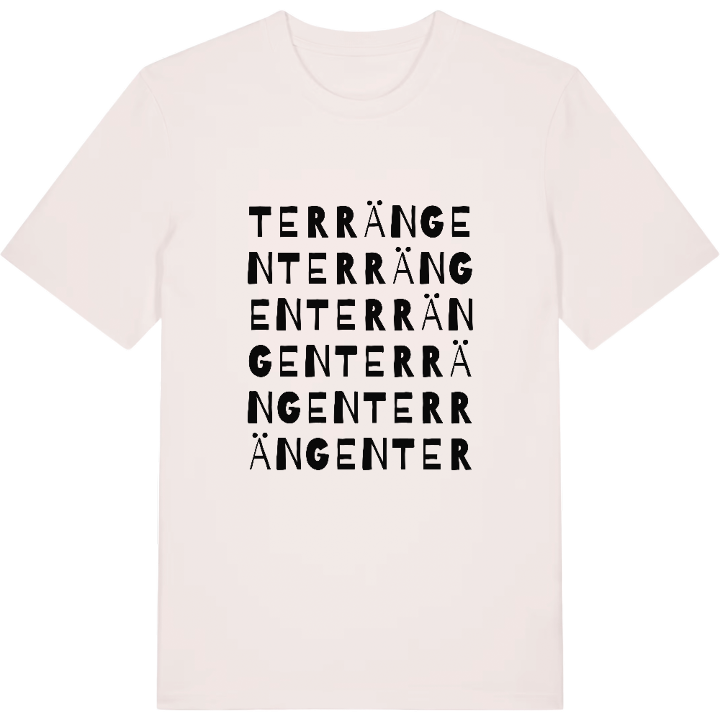 Terrängen ordlek t-shirt – t-shirt från PinShirt