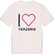 Jag älskar Terzorio t-shirt stort tryck