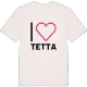 Jag älskar Tetta t-shirt stort tryck