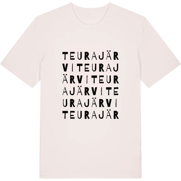 Teurajärvi ordlek t-shirt – t-shirt från PinShirt