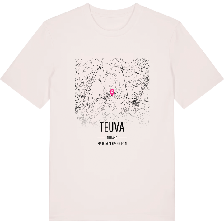 Teuva karta t-shirt – t-shirt från PinShirt