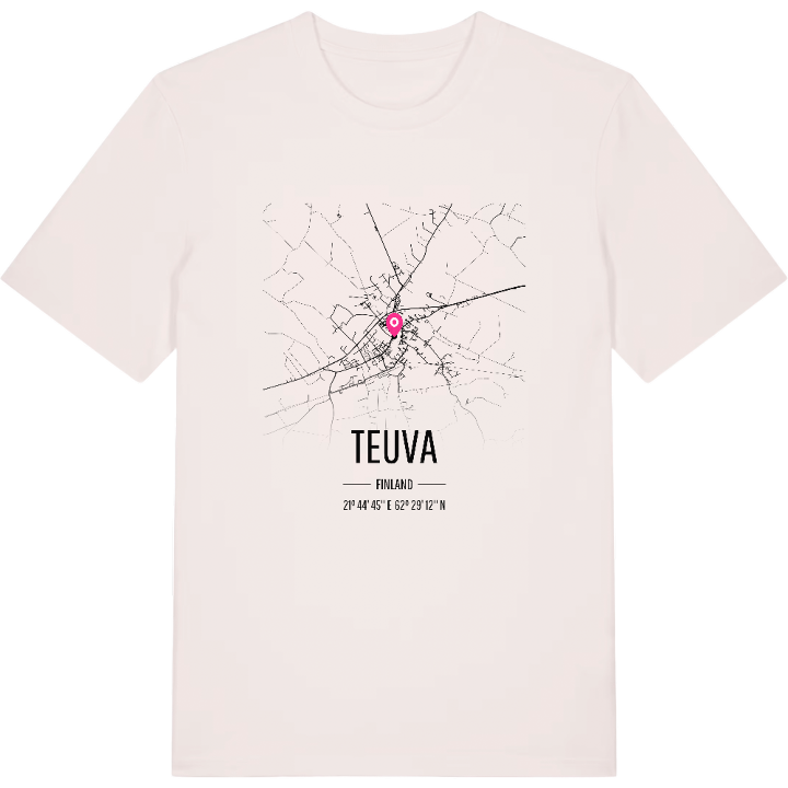 Teuva karta t-shirt – t-shirt från PinShirt