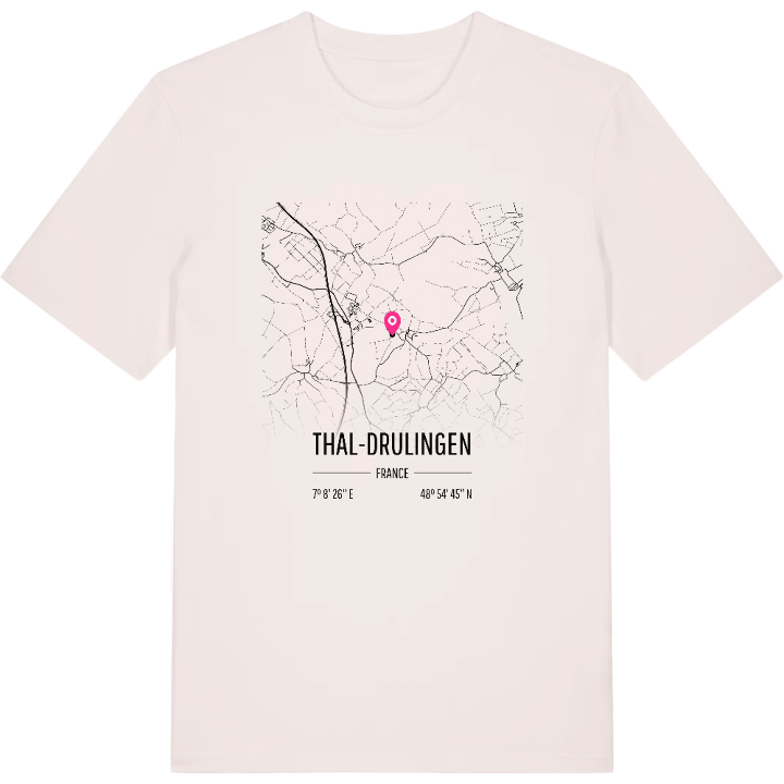 Thal-Drulingen karta t-shirt – t-shirt från PinShirt