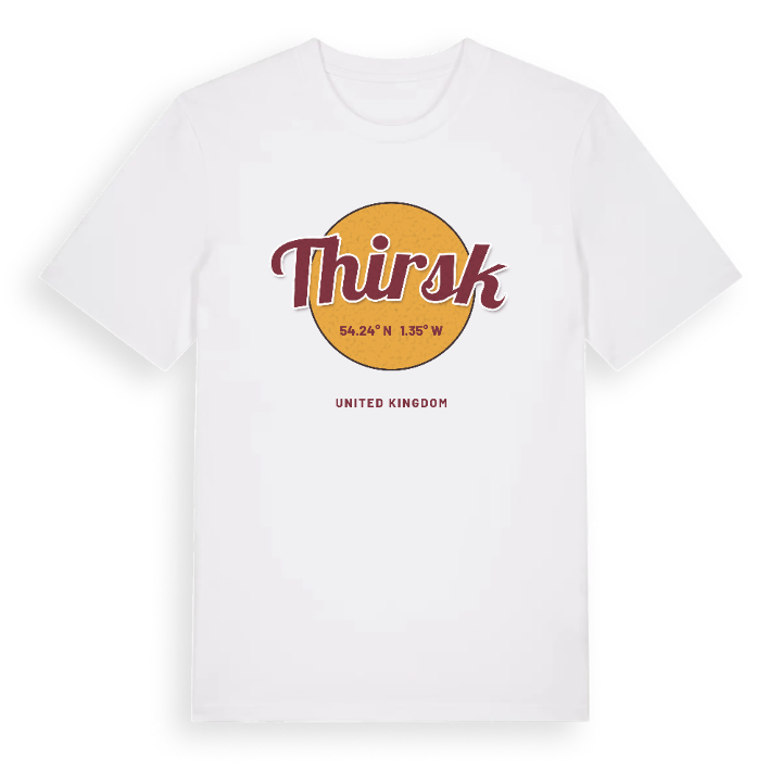 Thirsk cirkel t-shirt – t-shirt från PinShirt