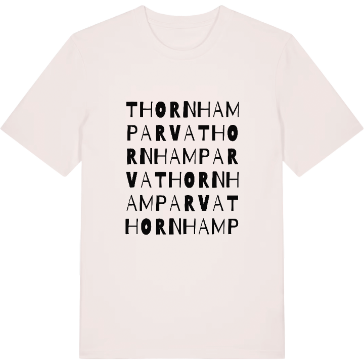 Thornham Parva ordlek t-shirt – t-shirt från PinShirt