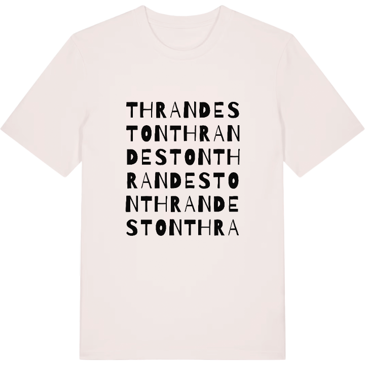 Thrandeston ordlek t-shirt – t-shirt från PinShirt