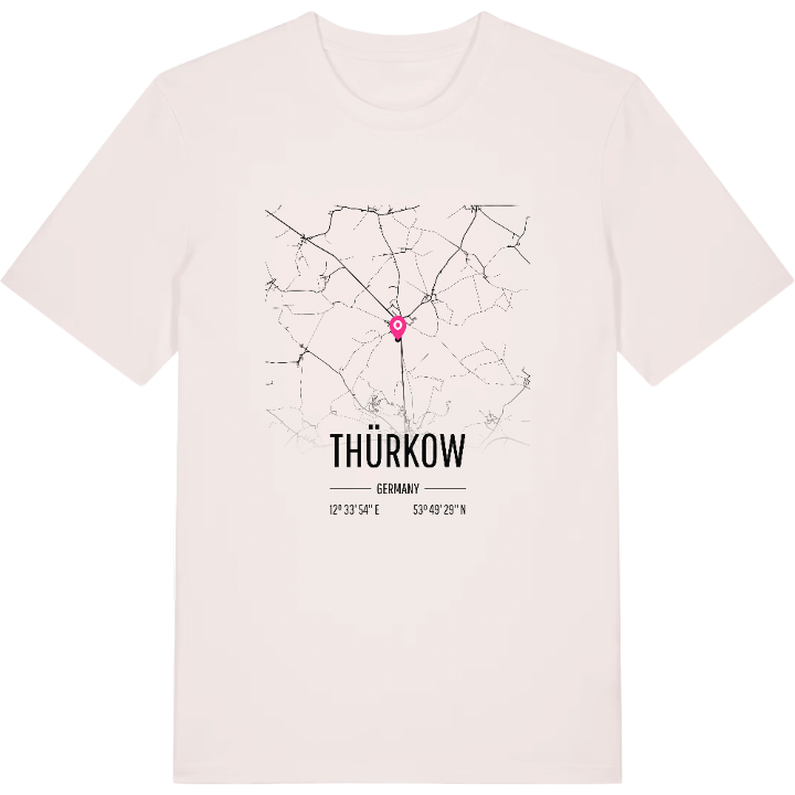 Thürkow karta t-shirt – t-shirt från PinShirt