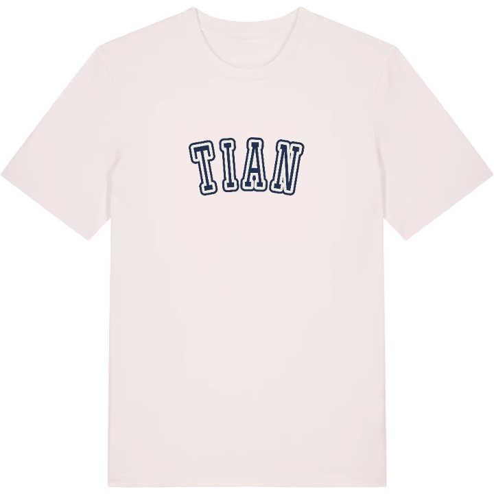 Tian college t-shirt – t-shirt från PinShirt