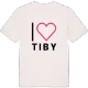 Jag älskar Tiby t-shirt stort tryck